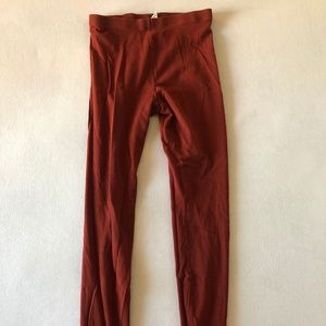 Burgundy Leggings